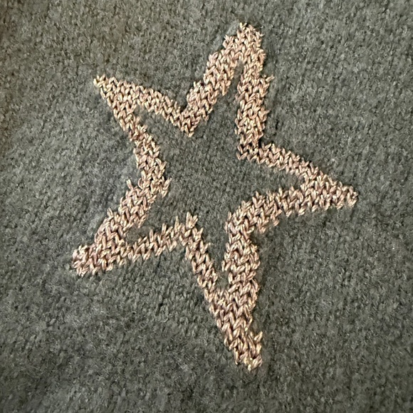 Rails Percy Olive Gold Stars - XL Green Soft Sweater. - Picture 7 of 14